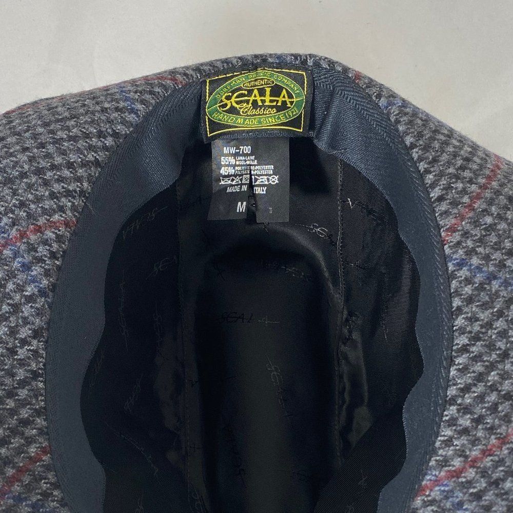 Scala Shape-able Brim Small Checker Pattern Hat - Picture 12 of 12